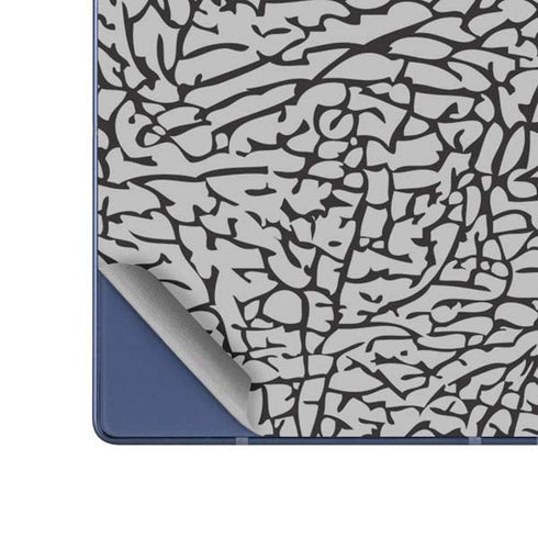 Elephant Print Sneakerhead Black Galaxy Z Fold6 Skin