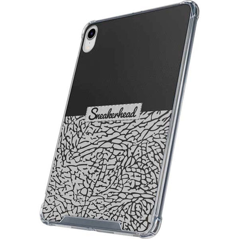 Elephant Print Sneakerhead Black iPad 11th Gen (2025) Clear Case