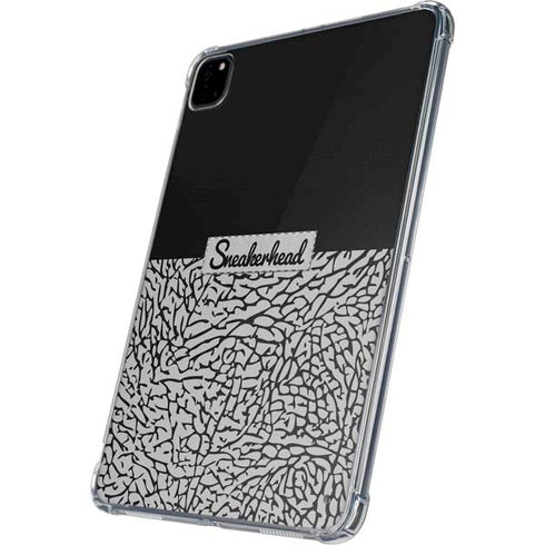 Elephant Print Sneakerhead Black iPad Pro 11in (2024) Clear Case