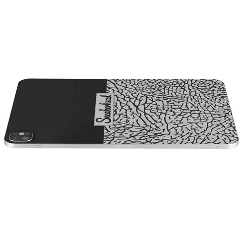 Elephant Print Sneakerhead Black iPad Pro 13in M4 (2024) Skin