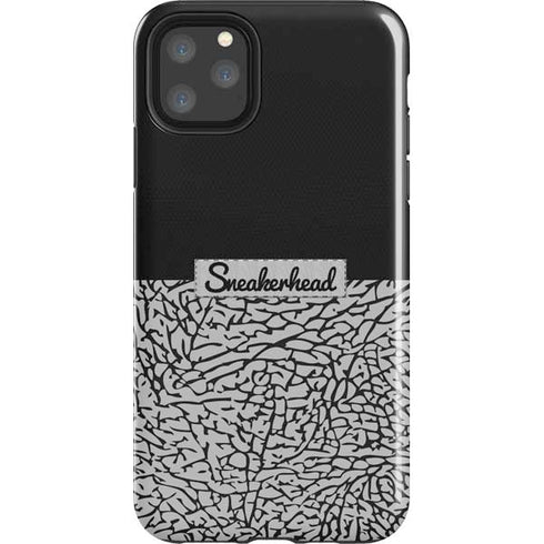 Elephant Print Sneakerhead Black iPhone Cases