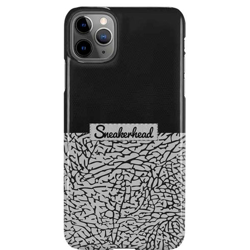 Elephant Print Sneakerhead Black iPhone Cases