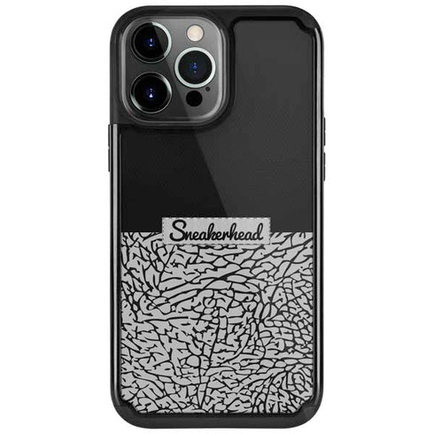 Elephant Print Sneakerhead Black iPhone Cases