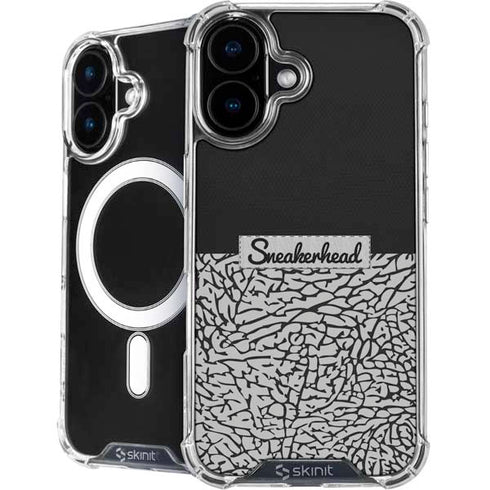 Elephant Print Sneakerhead Black iPhone 16 MagSafe Case
