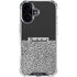 Elephant Print Sneakerhead Black iPhone 16 Plus Clear Case