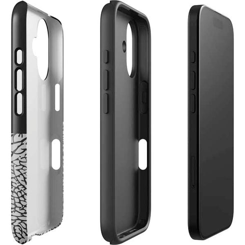 Elephant Print Sneakerhead Black iPhone 16 Plus Impact Case