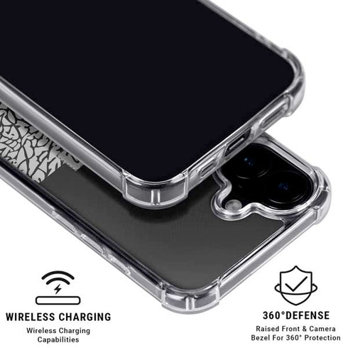 Elephant Print Sneakerhead Black iPhone 16 Plus MagSafe Case