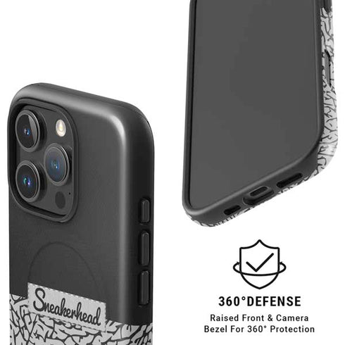 Elephant Print Sneakerhead Black iPhone 16 Pro Magsafe Impact Case