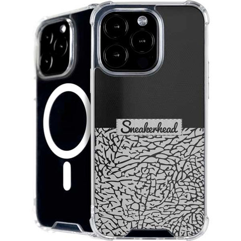 Elephant Print Sneakerhead Black iPhone 16 Pro Max MagSafe Case