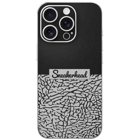 Elephant Print Sneakerhead Black iPhone 16 Pro Skin