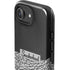 Elephant Print Sneakerhead Black iPhone 16e Impact Case
