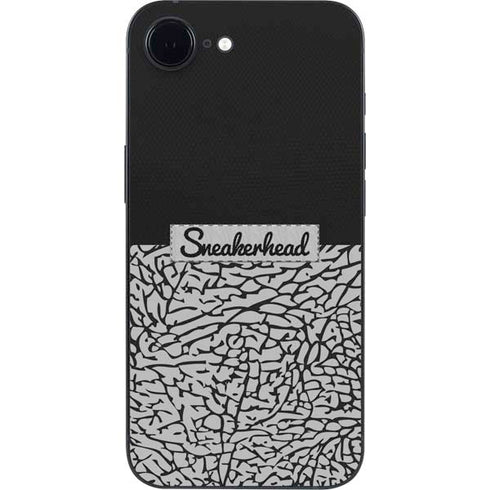 Elephant Print Sneakerhead Black iPhone 16e Skin