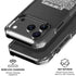Elephant Print Sneakerhead Black iPhone 18 Pro Clear Case