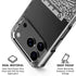 Elephant Print Sneakerhead Black iPhone 18 Pro Clear Case