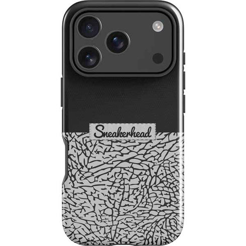 Elephant Print Sneakerhead Black iPhone 18 Pro Impact Case