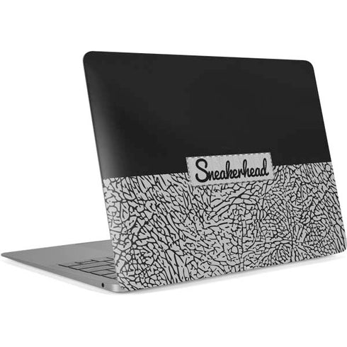 Elephant Print Sneakerhead Black Apple MacBook Air Skin