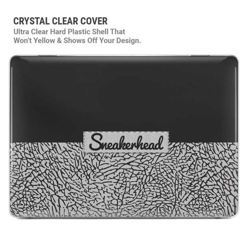 Elephant Print Sneakerhead Black MacBook Cases