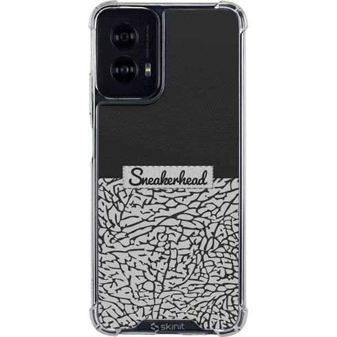 Elephant Print Sneakerhead Black Moto G Power 5G (2024) Clear Case