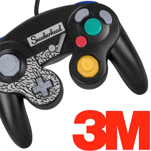 Elephant Print Sneakerhead Black Nintendo GameCube Controller Skin