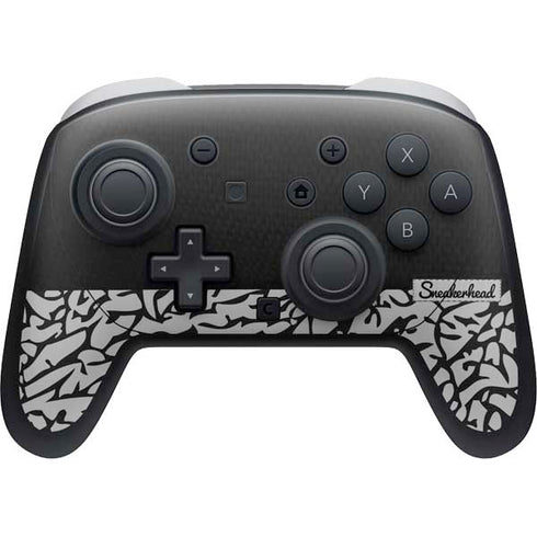 Elephant Print Sneakerhead Black Nintendo Switch 2 (2025) Pro Controller Skin