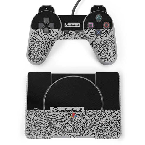 Elephant Print Sneakerhead Black PlayStation Classic Bundle Skin