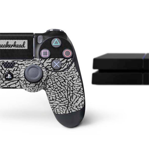 Elephant Print Sneakerhead Black PS4 Console and Controller Bundle Skin