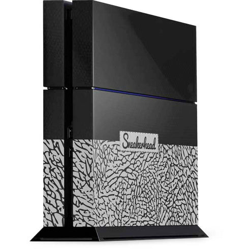 Elephant Print Sneakerhead Black PlayStation PS4 Skins