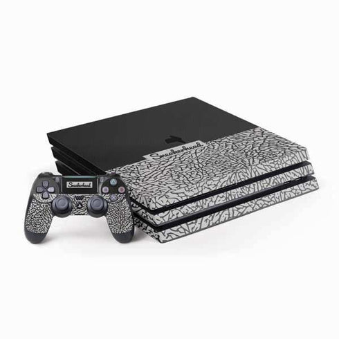 Elephant Print Sneakerhead Black PlayStation PS4 Skins