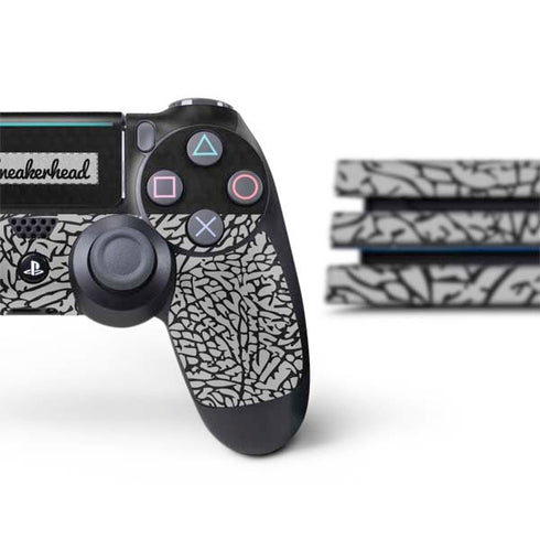 Elephant Print Sneakerhead Black PS4 Pro Bundle Skin