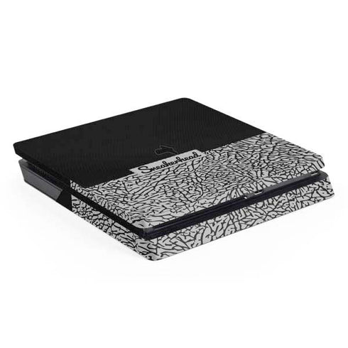 Elephant Print Sneakerhead Black PlayStation PS4 Skins