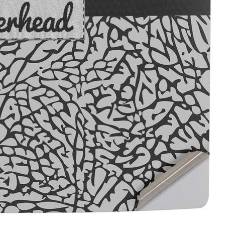 Elephant Print Sneakerhead Black PS5 Pro Disk Console Skin