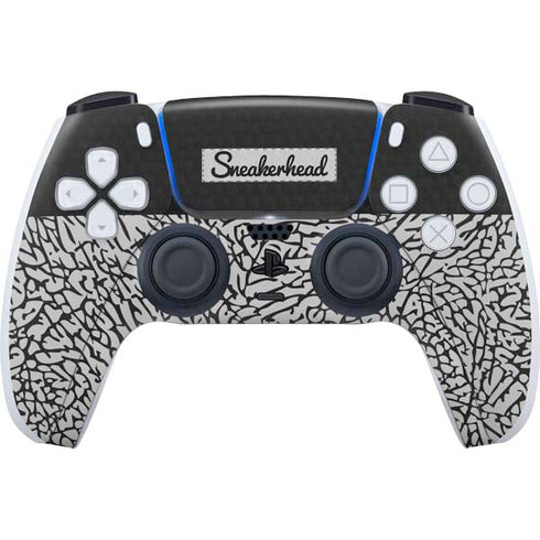 Elephant Print Sneakerhead Black PlayStation PS5 Skins