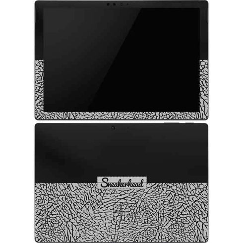 Elephant Print Sneakerhead Black Surface Pro 6 Skin