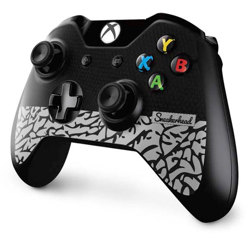 Elephant Print Sneakerhead Black Xbox One Controller Skin