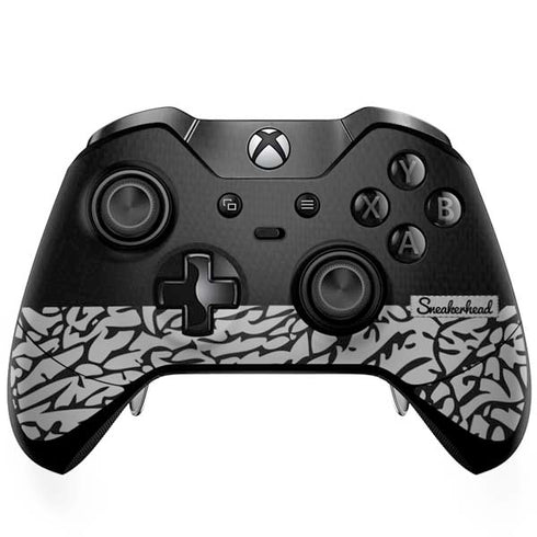 Elephant Print Sneakerhead Black Xbox One Elite Controller Skin