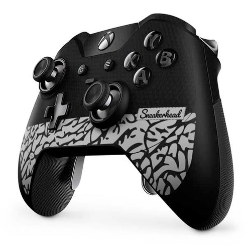 Elephant Print Sneakerhead Black Xbox One Elite Controller Skin