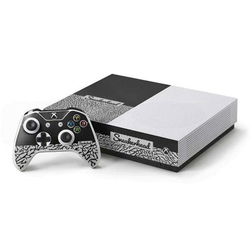 Elephant Print Sneakerhead Black Xbox One S All-Digital Edition Bundle Skin