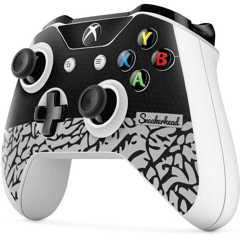 Elephant Print Sneakerhead Black Xbox One S Controller Skin