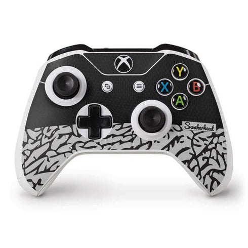 Elephant Print Sneakerhead Black Xbox One S Controller Skin