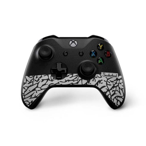 Elephant Print Sneakerhead Black Xbox One X Controller Skin