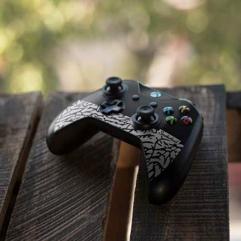 Elephant Print Sneakerhead Black Xbox One X Controller Skin