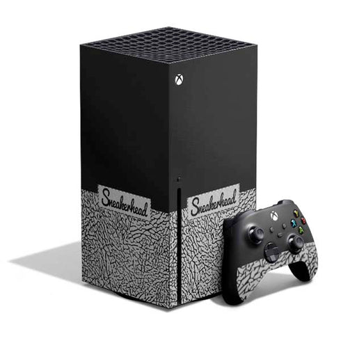 Elephant Print Sneakerhead Black Xbox Series X Skins