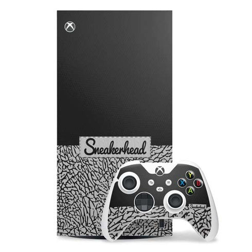 Elephant Print Sneakerhead Black Xbox Series X Skins