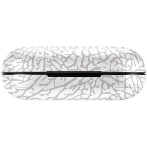 Elephant Print White Amazon Echo Buds Skin