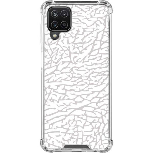 Elephant Print White Galaxy Cases