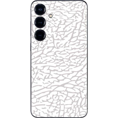 Elephant Print White Galaxy A16 5G Skin