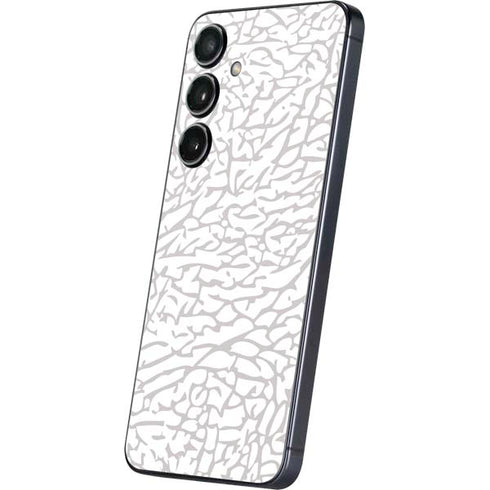 Elephant Print White Galaxy A16 5G Skin