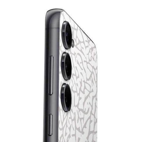Elephant Print White Galaxy A16 5G Skin