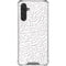 Elephant Print White Galaxy A17 Clear Case