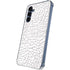 Elephant Print White Galaxy A55 5G Clear Case